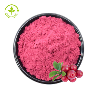 Vaccinium organique Macrocarpon d'extrait de fruit de canneberge de l'anthocyanidine 25% de poudre d'extrait de canneberge de 4:1