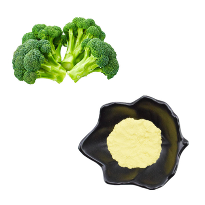 Les fabricants chinois fournissent l'extrait sain de brocoli saupoudrent la poudre organique de brocoli