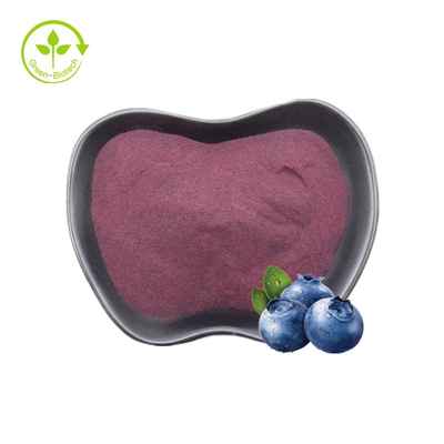 Soins de santé Poudre d'extrait de fruit de myrtille sauvage pur en vrac Poudre d'enzyme de myrtille