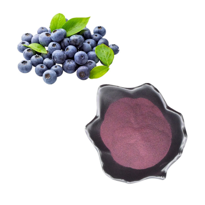 Le concentré pur de 100% a lyophilisé la poudre fraîche de myrtille de Juice Powder Blueberry Extract Bulk de myrtille de fruit