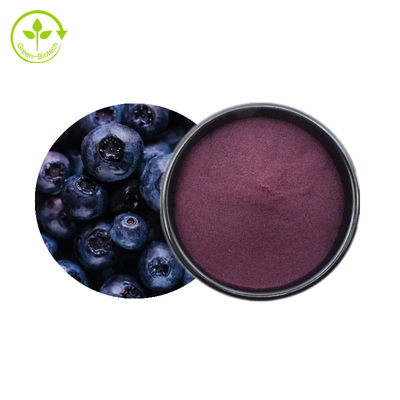 Anthocyanine 25% poudre de bleuets en vrac Extracts végétaux naturels en poudre