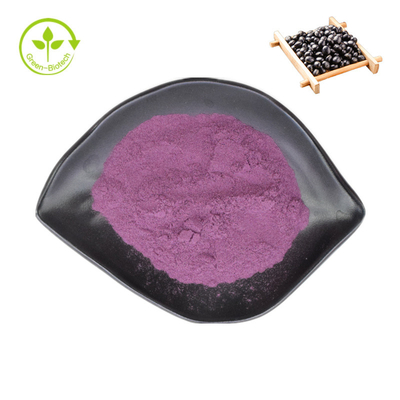 Extrait de haricot noir pur de haute qualité en gros extrait de peau de haricot noir anthocyanine 25% poudre de haricot noir