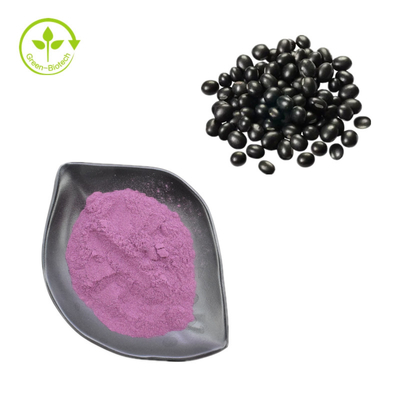 Extrait végétal naturel Extrait de coque de haricot noir organique Poudre rouge violette