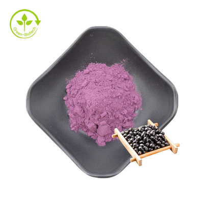 Poudre d'extrait de haricots noirs 10% à 40% anthocyanes HPLC