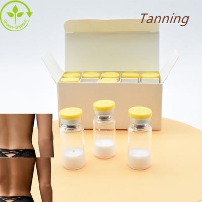 10 mg de peptide mélanotan II sur le marché européen pour le bronzage de la peau