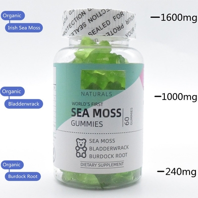Catégorie de la meilleure qualité de Moss Gummy Detox Weight Loss de mer organique de soins de la peau