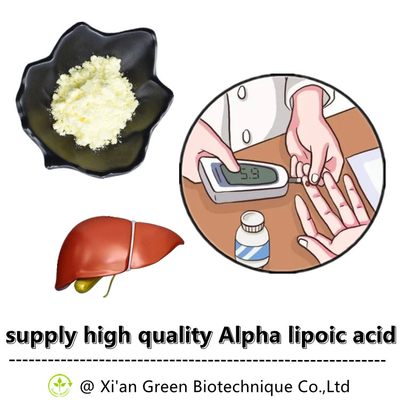 Matériaux 1077-28-7 d'Alpha Lipoic Acid CAS Alpha Lipoic Acid Powder Raw