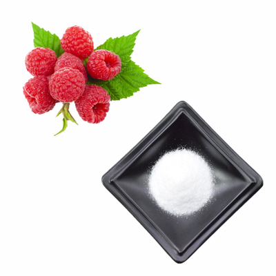 L'extrait de fines herbes de framboise d'approvisionnement d'usine d'extrait de 99% saupoudrent la poudre de cétone de framboise de 99%