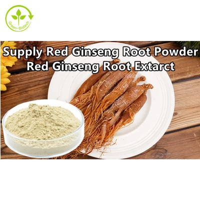 Poudre rouge d'extrait de racine de ginseng de poudre rouge coréenne naturelle de ginseng de catégorie comestible