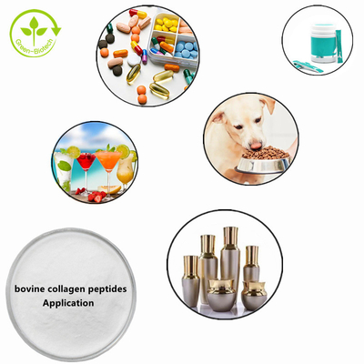 L'extrait d'usine de CLHP saupoudrent la poudre bovine hydrolysée de peptide de collagène