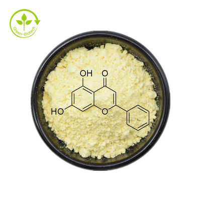 Les extraits naturels Chrysin d'usine de 98% saupoudrent CAS 480-40-0
