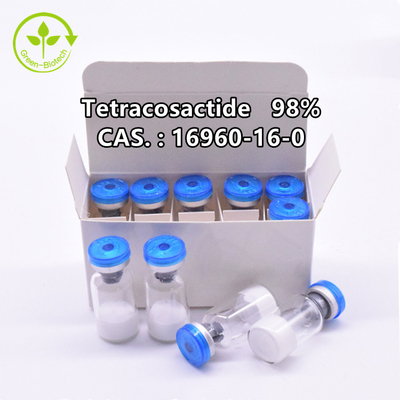 Emballage analogue de bouteille de pénicilline d'ACTHS de poudre de Cas 16960-16-0 98% Tetracosactide