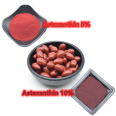 Poudre pure d'astaxanthine de Haematococcus de catégorie comestible d'extrait naturel de Pluvialis