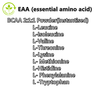 L'usine naturelle de forme physique extrait les acides aminés essentiels d'EAA saupoudrent des suppléments