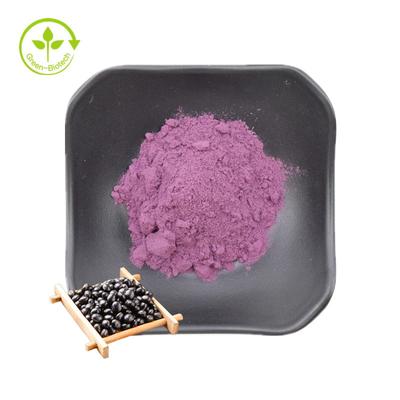 Les anthocyanines organiques de 25% saupoudrent Bean Peel Extract Powder noir naturel