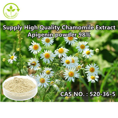 L'apigénine naturelle d'extrait de camomille d'extraits d'usine de CAS 520-36-5 saupoudrent 98%