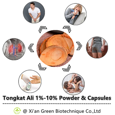 Vigueur et énergie organiques de Tongkat Ali Capsules Eurycoma Longifolia Tongkat Ali Root Extract Capsules Supports