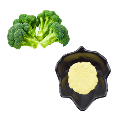 Les fabricants chinois fournissent l'extrait sain de brocoli saupoudrent la poudre organique de brocoli