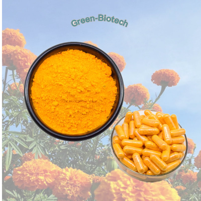 Lutéine et zéaxanthine solubles dans l'eau naturelles de xanthophylle d'extrait de fleur de souci du prix usine 100%