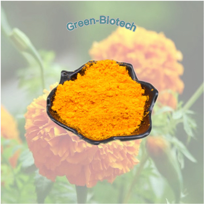 L'orange de fines herbes d'extrait d'extrait de souci de poudre de lutéine à Brown saupoudrent très bien la CLHP de produit naturel