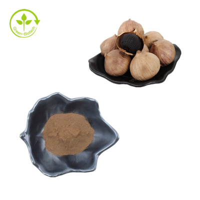 Poudre d'extrait d'ail noir Polyphénols 3 % Poudre d'ail noir en gros de vente chaude