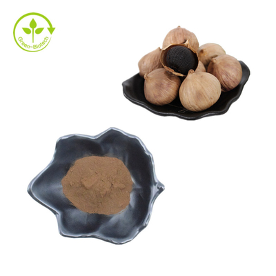 Poudre d'extrait d'ail noir Polyphénols 3 % Poudre d'ail noir en gros de vente chaude