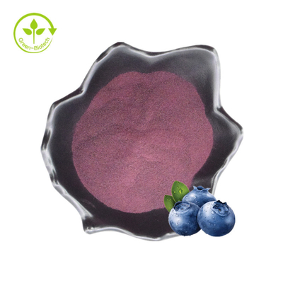 L'extrait organique naturel de Bluebery de poudre de fruit de myrtille de 100% a lyophilisé la poudre de myrtille