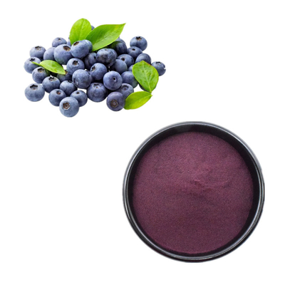 Poudre organique de myrtille lyophilisée par 99% d'extrait de myrtille d'approvisionnement en vrac