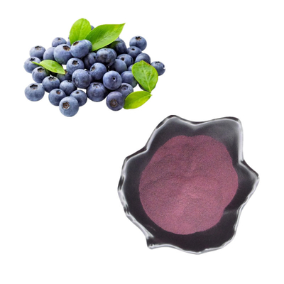 Le concentré pur de 100% a lyophilisé la poudre fraîche de myrtille de Juice Powder Blueberry Extract Bulk de myrtille de fruit