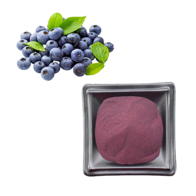 Poudre d'extrait de bleuets sauvages Anthocyanine Poudre de bleuets 1 kg