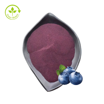 25 kg/Tambon Extrait végétal naturel 1% - 25% Poudre d'anthocyanes Poudre d'extrait de bleuets