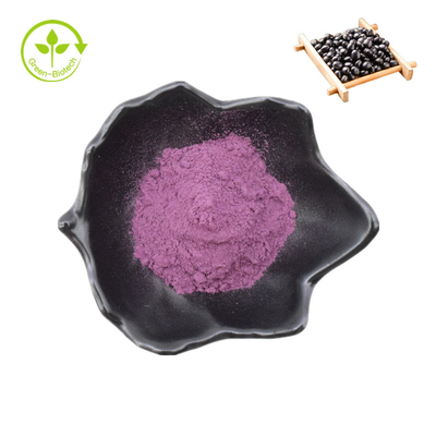 Poudre de haricot noir Extrait de peau de haricot noir anthocyane Extrait de haricot noir