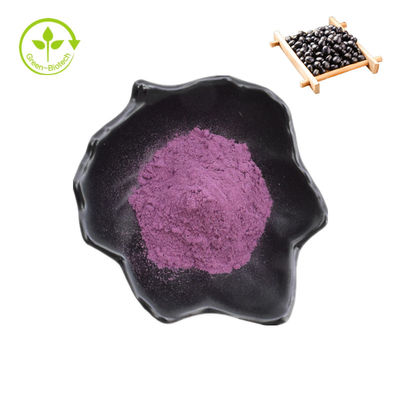 Poudre d'extrait de peau de haricot noir de poudre de coque de haricot noir de prix concurrentiel d'approvisionnement