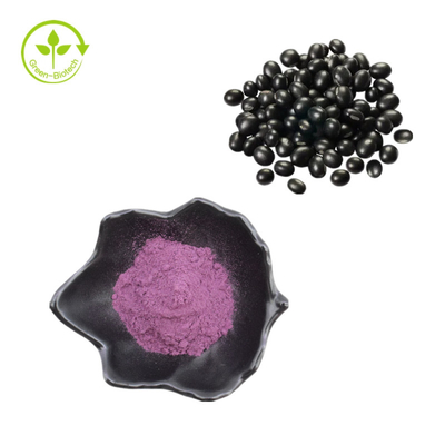 Extrait de peau de haricot noir 25% d'anthocyanidines Extrait de poudre de haricot noir Extrait de haricot noir