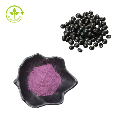Extrait de peau de haricot noir 25% d'anthocyanidines Extrait de poudre de haricot noir Extrait de haricot noir