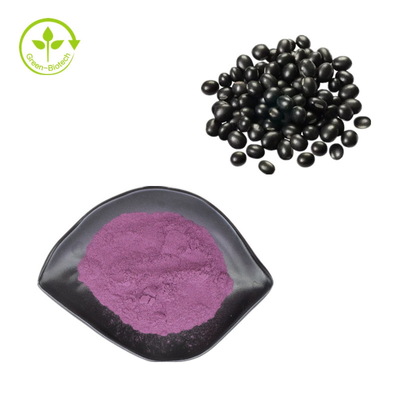 Extrait de peau de haricot noir en poudre de plantes naturelles 25% anthocyanidines