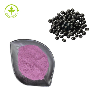 25% d'anthocyanes naturelles en poudre Extrait de peau de haricot noir