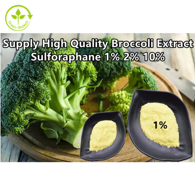 Poudre naturelle de Sulforaphane d'extrait de graine de brocoli de poudre de 1% 10% Glucoraphanin