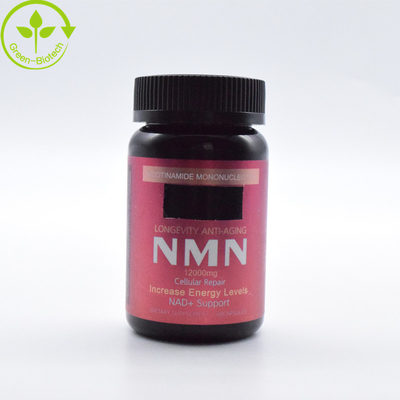 OEM personnalisé Poudre de NMN de qualité alimentaire 99% NMN Capsules Suppléments