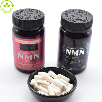 OEM ODM Suppléments de santé personnalisables Capsules en poudre de NMN pour hommes femmes