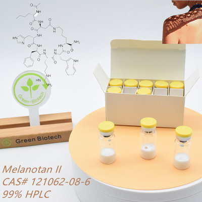 Vente en gros de mélanotan II organique 99,9% pur pour le bronzage de la peau 10 mg