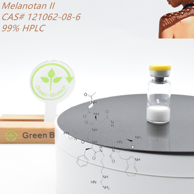 Vente en gros 99,9% naturel pur et organique en vrac Mélanotan II 10 mg 20 mg