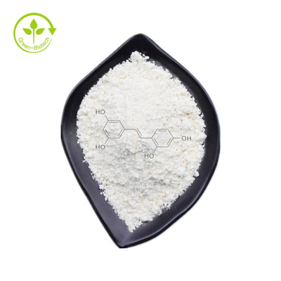 Blanc en vrac CAS 501-36-0 Anti-âge 99% de trans-résvératrol Resvératrol en poudre
