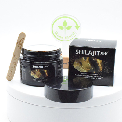 Résine de Shilajit naturel 30g 50g OEM de marque privée Supplément de Shilajit Extrait végétal fermenté
