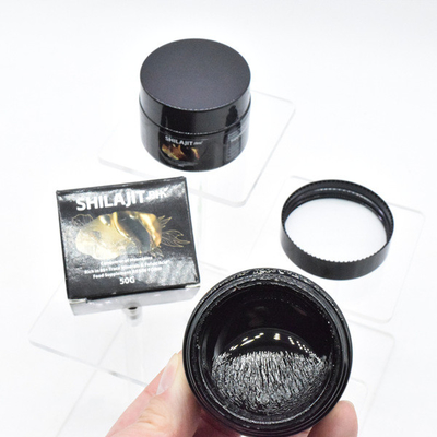 Résine de Shilajit de marque privée OEM avec acide fulvique, supplément de résine de Shilajit de l'Himalaya