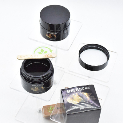 Résine organique de Shilajit de l'Himalaya pure 85 + complexe de minéraux
