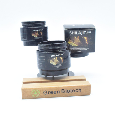 L'usine fournit en vrac de la résine naturelle pure de Shilajit avec de l' acide fulvique