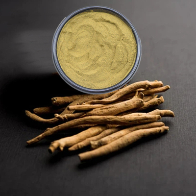 Extrait de racine d' ashwagandha poudre brune 5% de withanolide pour capsules de maca d' ashwagandha