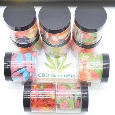25mg large inquiétude du spectre CBD Gummies libérant la prime organique