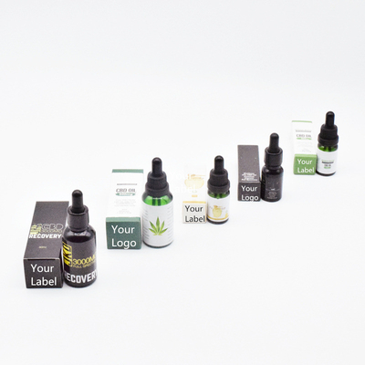 Huile THC du spectre CBD d'ODM d'OEM large libre pour le soin sain 500mg 1000mg
